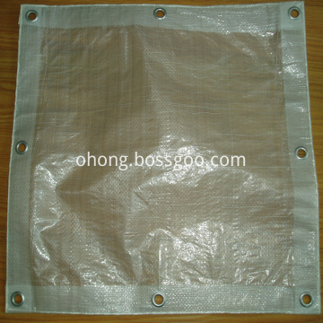 Clear Transparent Woven PE Tarpaulin